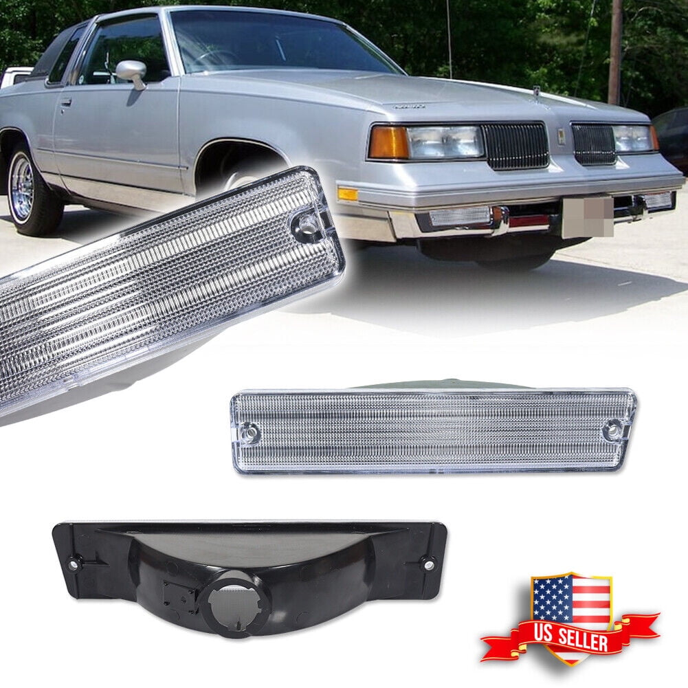For 81-88 Cutlass 442 Front Fender Bumper Side Marker Lights - View #5