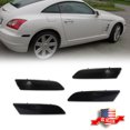 thumbnail image 1 of GTINTHEBOX 4X Smoke Front & Rear Bumper Side Marker Lights For 2004-2008 Chrysler Crossfire, 1 of 8