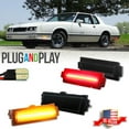 thumbnail image 1 of GTINTHEBOX For 1981-1988 Chevy Monte Carlo SS Smoke Full LED Front & Rear Side Marker Light, 1 of 12