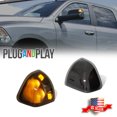thumbnail image 1 of GTINTHEBOX For Dodge Ram 1500 2500 3500 etc Smoked Amber LED Side Mirror Lights Turn Signal, 1 of 12