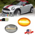 thumbnail image 1 of GTINTHEBOX For MINI Cooper R55 R56 R57 R58 R59 Clear Amber LED Fender Side Marker Lights, 1 of 11