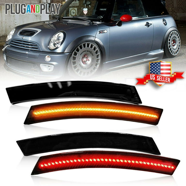 GTINTHEBOX Smoke Lens Led Side Marker Light for 2002-2008