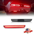thumbnail image 1 of GTINTHEBOX Smoked Lens Red LED Rear Bumper Reflector Lights for 2015-2022 Dodge Challenger, 1 of 11