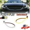 thumbnail image 1 of GTINTHEBOX White/Amber Headlight LED DRL Lights Strip Retrofit For 2013-2015 Honda Accord Sedan, 1 of 10
