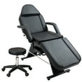 GTJVIMLP Massage Salon Tattoo Chair with Two Trays Esthetician Bed with