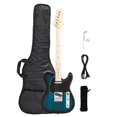 thumbnail image 1 of GTL 6-String Right-Handed Electric Guitar with Maple Fingerboard, S-S Pickup, Accurately Intonated for Guitar Lover (Blue), 1 of 10