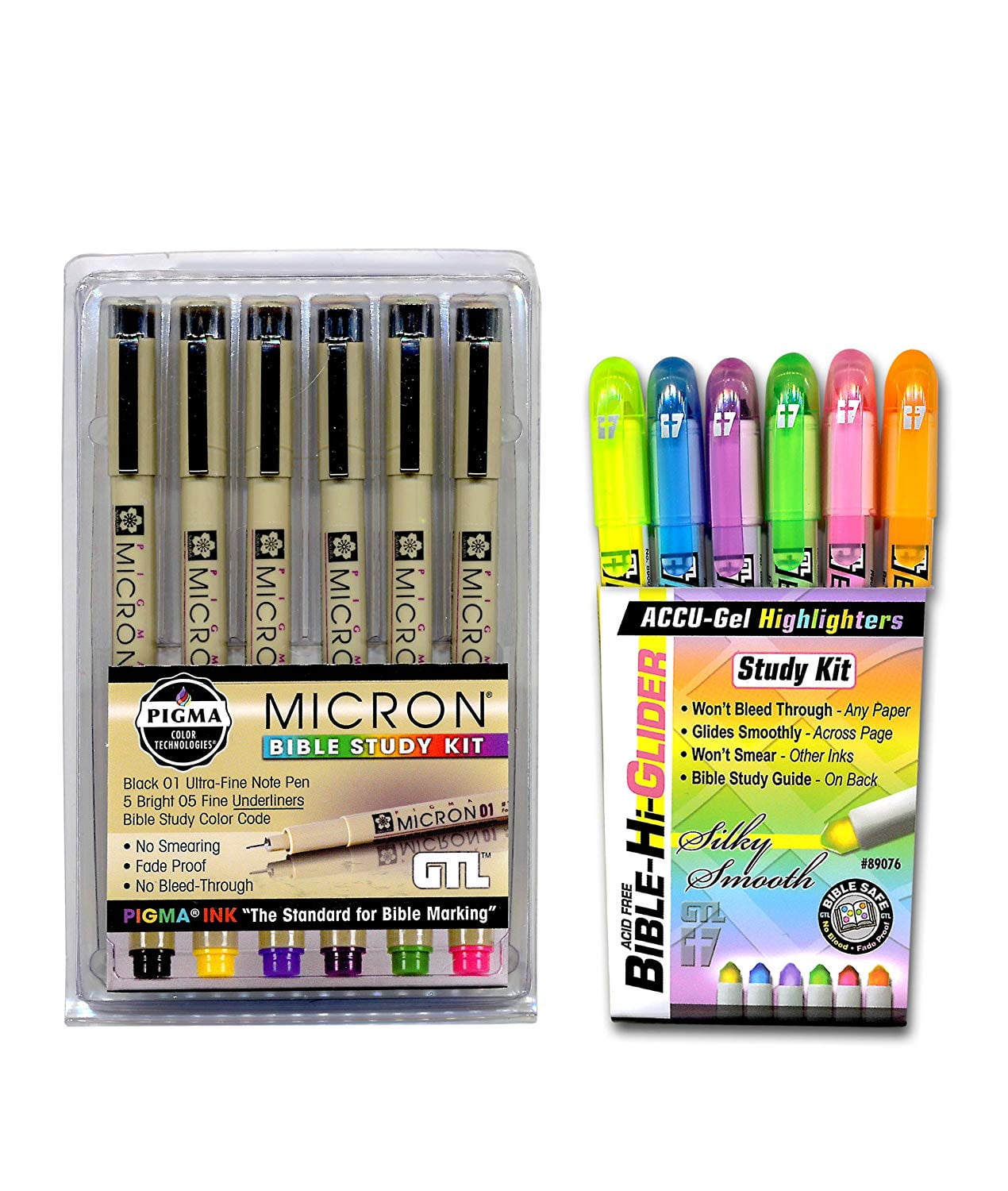GT Luscombe Company, Inc. Paper:Mate InkJoy Bible Study Note Pen Kit |  Comfortable, Fast Drying, Smooth No Bleed Ballpoint Pens | No Smearing or