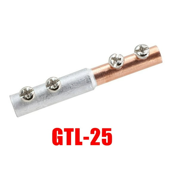GTL Series Compression Copper Aluminum Tube Bimetallic Crimp Terminal Cable Wire Connector Splice Sleeve Lug Ferrule