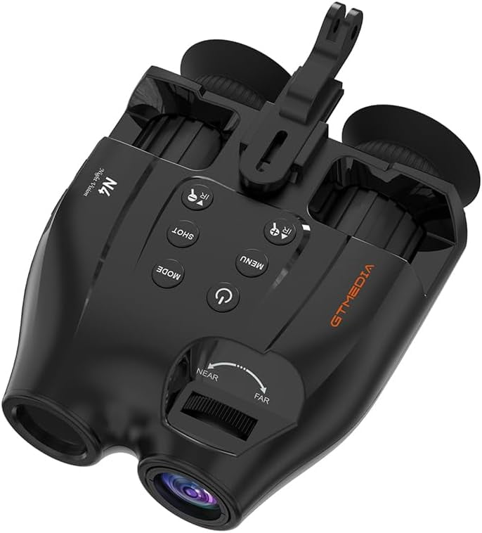 GTMEDIA N4 Night Vision Binoculars,1.54-Inch HD 1920*1080 30FPS Screen, 7 Adjustable IR Levels, 300m Clear Night Viewing Rang for Hunting Camping Wildlife Observation Security Patrol