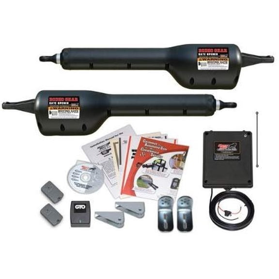 GTO Dual Swing Gate Opener Kit RG-MDD - Easy Installation, Automatic Gate Opener, 2 Arms