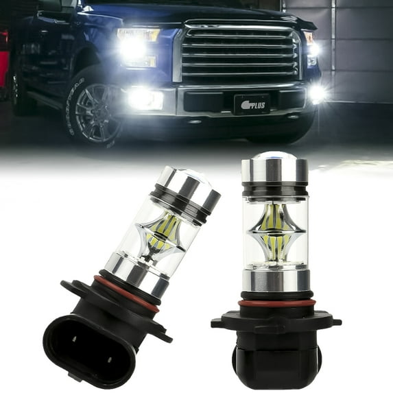 GTP Pair 9140 9145 H10 9005 LED High Power 100W CREE 6000K Xenon White Fog Light Driving DRL Bulbs