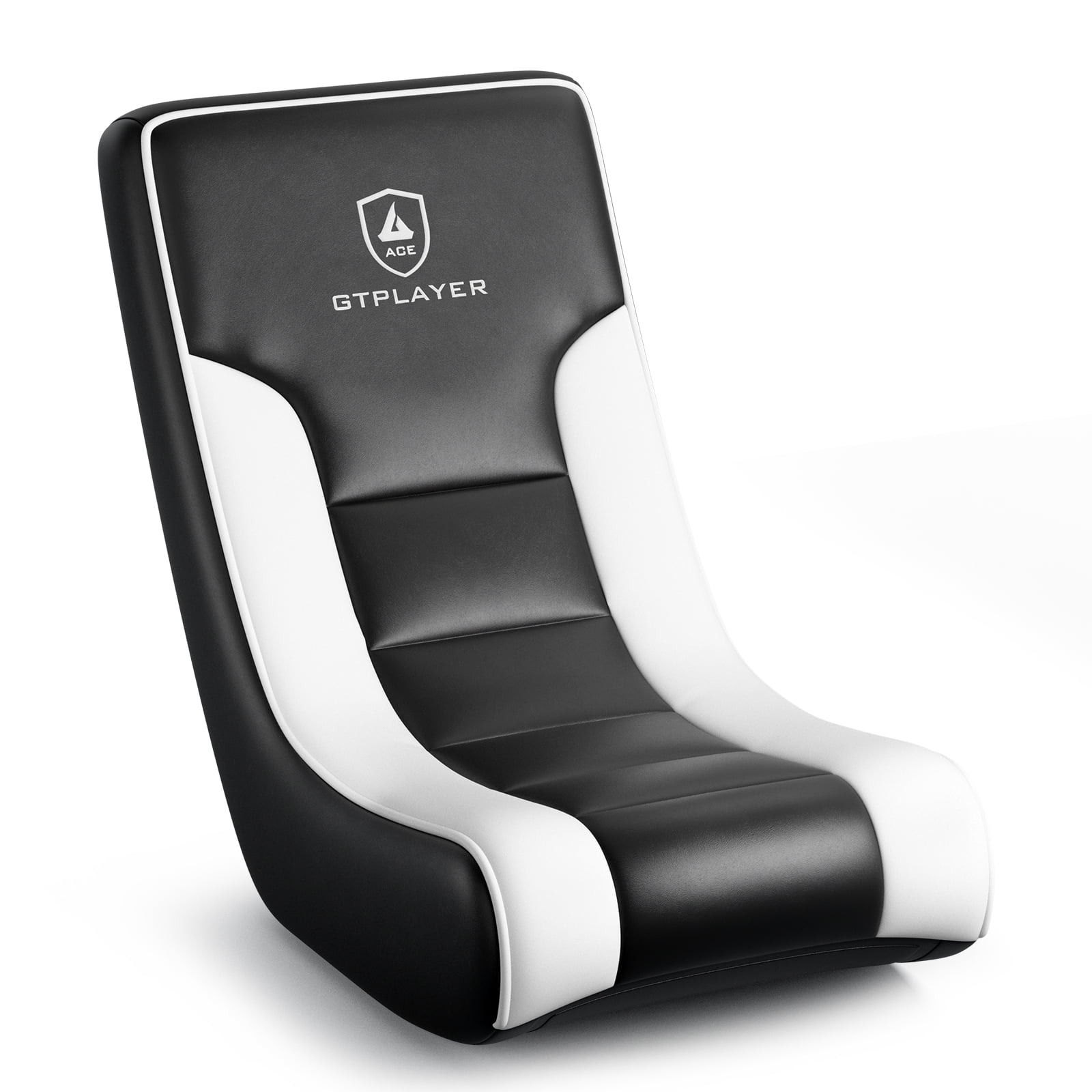 GTPLAYER Floor Rocker Gaming Chair，White