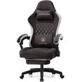 thumbnail interactive-video image 1 of Simple Deluxe Ergonomic Gaming Chair W/ Footrest & Lumbar – Home Office Computer Desk Chair 1 of 2