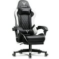 thumbnail image 1 of GTPLAYER Gaming Chair Ergonomic Computer Desk Chair with Footrest and Lumbar Support, White, 1 of 7