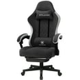 thumbnail image 1 of GTPLAYER Ergonomic Pocket Spring Cushion Gaming Chair with Footrest and Linkage Armrests, Black, 1 of 9
