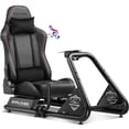 thumbnail image 1 of GTPLAYER Racing Simulator Cockpit with Seat and Bluetooth Speakers, Racing Style Reclining Seat and Ultra-Sturdy Alloy Steel Frame ,Black, 1 of 9