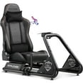 thumbnail image 1 of GTPLAYER Racing Simulator Cockpit with Seat and Bluetooth Speakers, Racing Style Reclining Seat and Ultra-Sturdy Alloy Steel Frame ,Black, 1 of 8