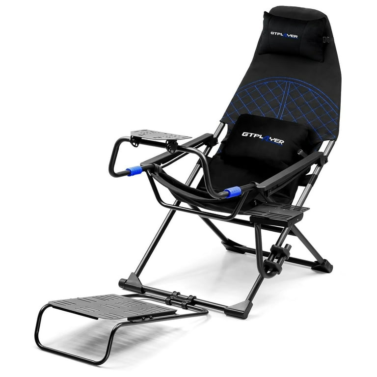 GTPLAYER Sim Racing Cockpit Foldable Adjustable for High