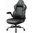 thumbnail image 1 of GTPLAYER Video Gaming Chair, Ergonomic Computer Gaming Chair with Flip-Up Armrests and Adjustable Height, Comfortable Desk Chairs with Built-in Lumbar Support, Recliner with 360°Swivel (Dark Black), 1 of 16