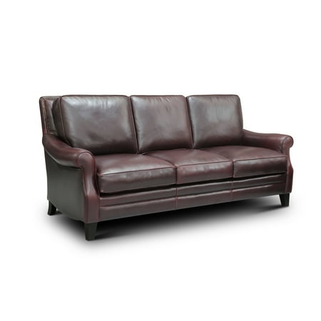 GTR Leather Adriana 100% Top Grain Traditional Sofa