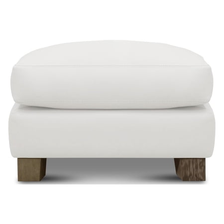 GTR Leather Galaxy 100% Top Grain Modern Ottoman Footstool