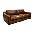 thumbnail image 1 of GTR Leather Ramba 100% Top Grain  Contemporary 3-Seater Sofa with Deep Seat, 1 of 7
