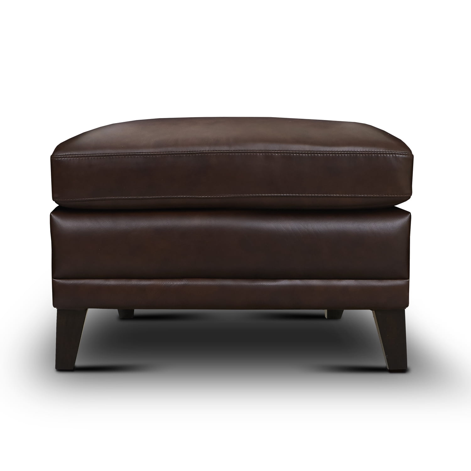 GTR Leather Sienna 100 Genuine Midcentury Modern Ottoman