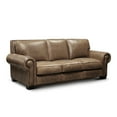 thumbnail image 1 of GTR Leather Valencia 100% Top Grain Hand Antiqued  Traditional Sofa, 1 of 6