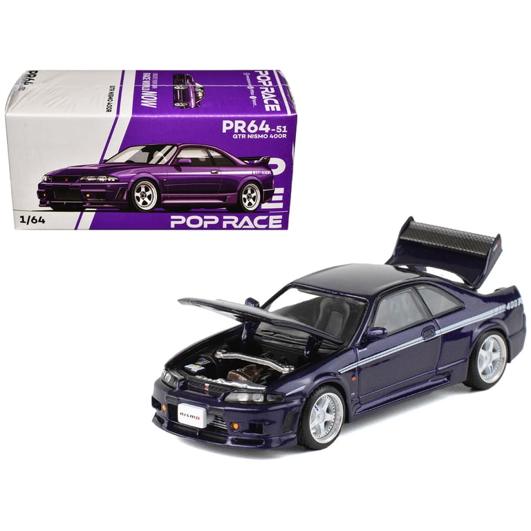 GTR Nismo 400R RHD (Right Hand Drive) Purple Metallic 1/64 Diecast
