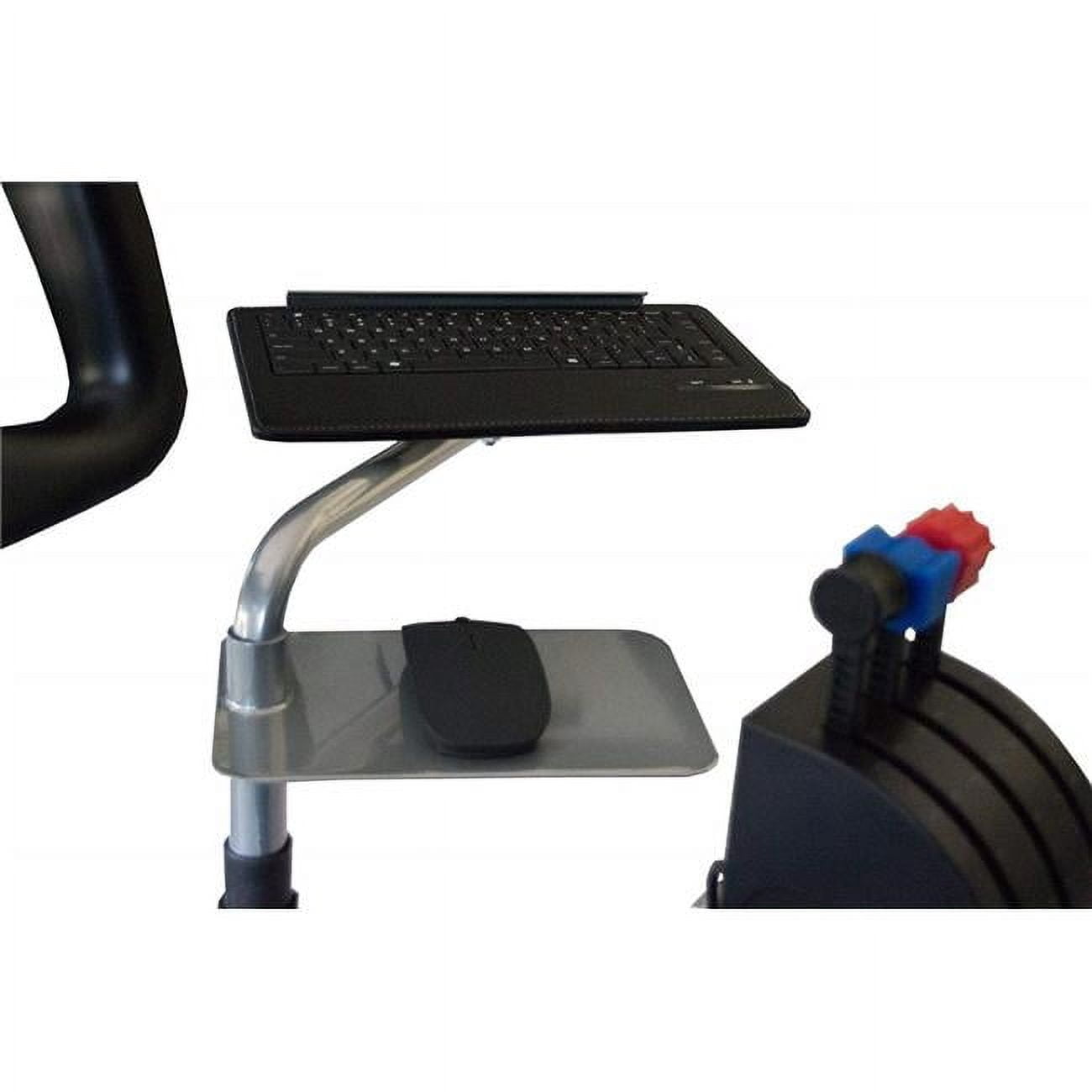 GTR Simulator GTAP-KMT-WHT Pro Model Keyboard & Mouse Tray Add on, White