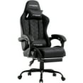 thumbnail image 1 of GTRACING GTW-100 Reclining Office Gaming Chair with Bluetooth Speakers and Footrest, Black, 1 of 10