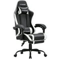 thumbnail image 1 of GTRACING Ergonomic GTWD-200 Gaming Chair with Adjustable Pillows and Footrest, White, 1 of 10