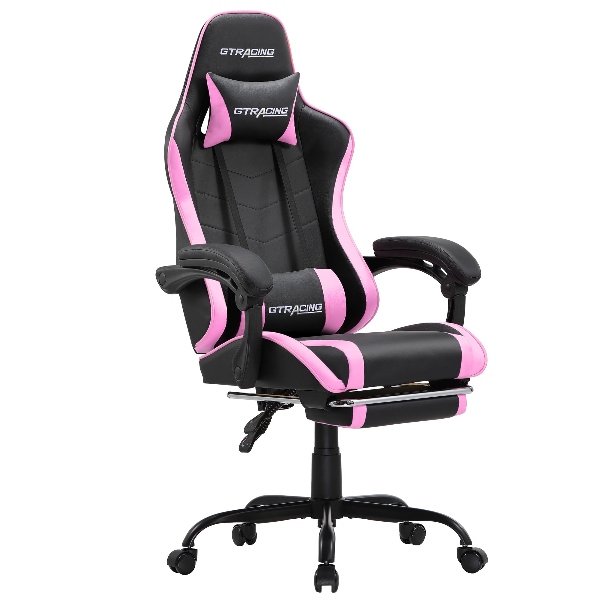 GTRACING GTWD200 Gaming Chair with Footrest, Adjustable Height, and