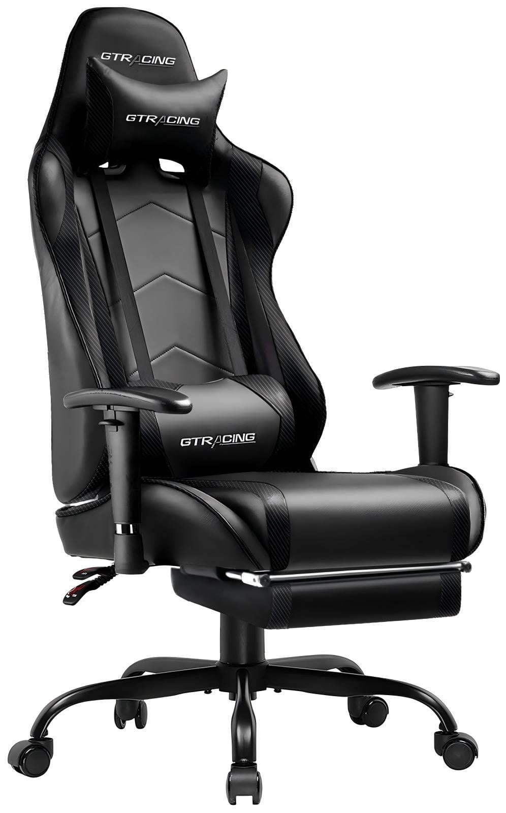 GTRACING Gaming Chair Office Chair PU Leather with Footrest