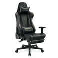 GTRACING Gaming Chair Office Chair PU Leather with Footrest