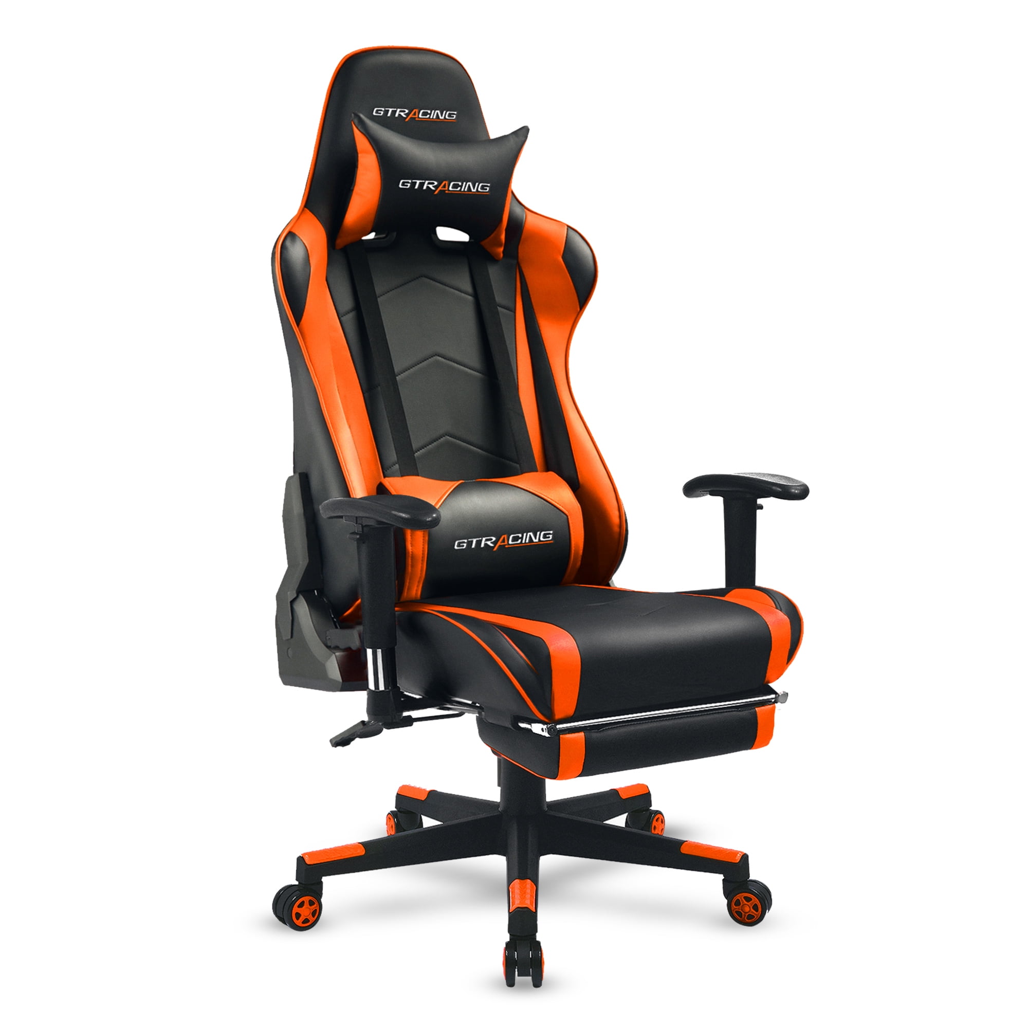 GTRACING Gaming Chair Office Chair PU Leather with Footrest