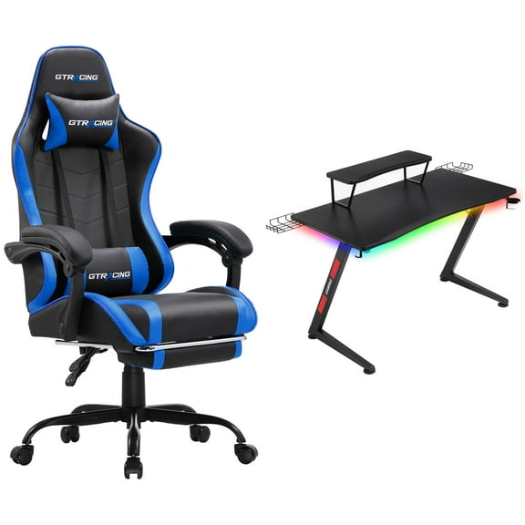 GTRACING Gaming Chair and Desk Bundle