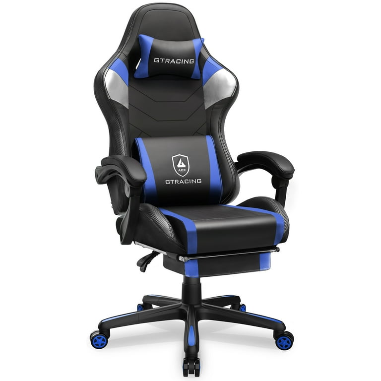 Gt racing gaming chair blue new arrivals