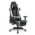 GTRACING Swivel Racing Gaming Chair, PU Leather Office Chair with