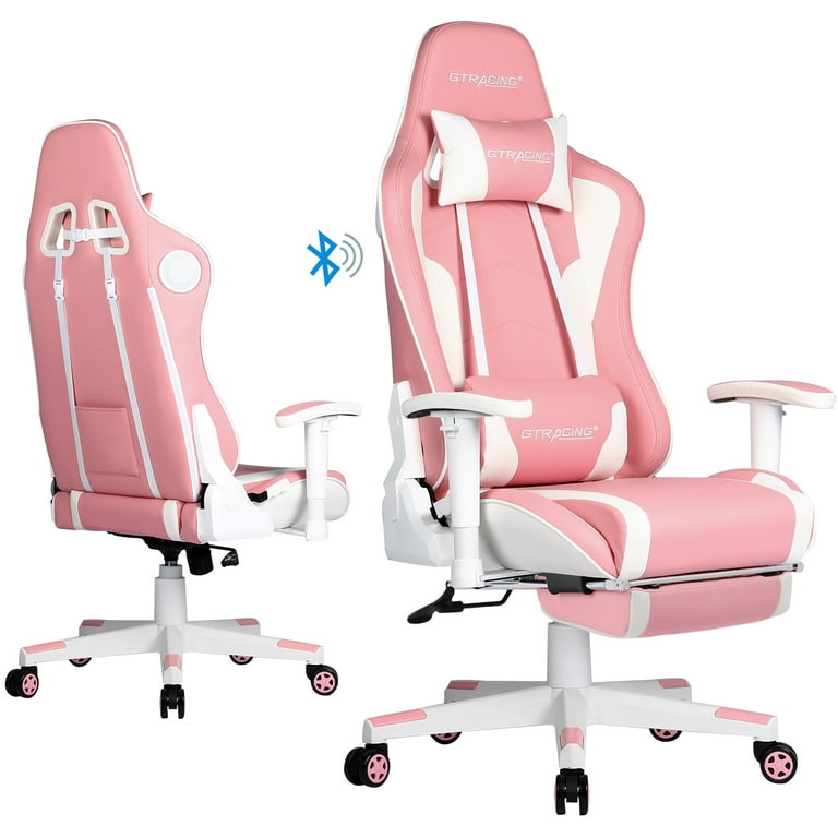 Pink gaming on sale chair gtracing