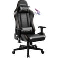 thumbnail image 1 of GTRACING Gaming Chair with Speakers Bluetooth in Home Office Computer Chair, Black, 1 of 8