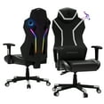 thumbnail image 1 of GTRACING LUFT-600 Gaming Chair with Bluetooth Speakers and LED Lighting, White, 1 of 14