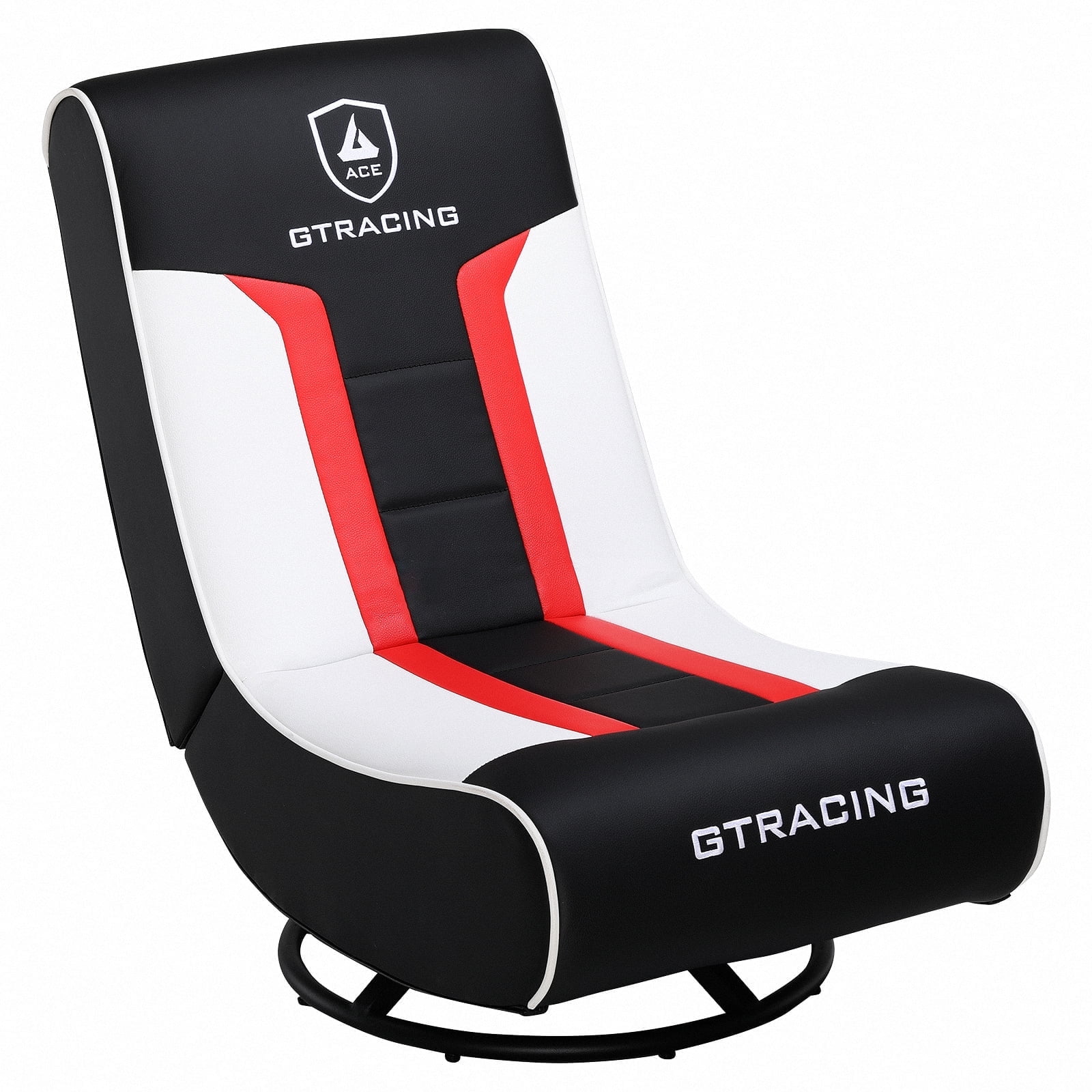 GTRACING Swivel Floor Gaming Chairs with Foldable Backrest for Teens