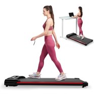 2-in-1 Under Desk Incline Treadmill, Walking Pad, Slim Jogging Machine ...
