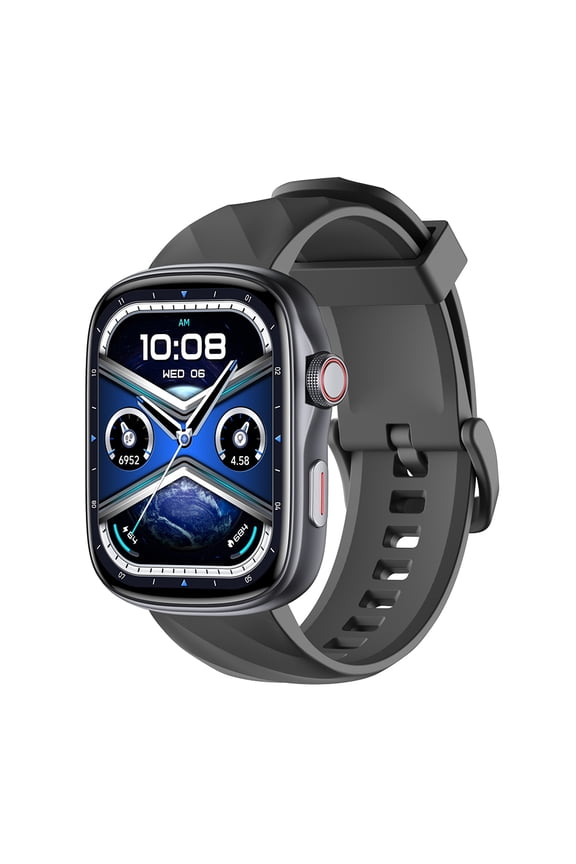 GTS10 Smartwatch for Women/Men, 1.95'' Fitness Tracker Watch, 100 Sports Modes Waterproof Smart Watch, Wearable, Devices fathersdaygift, Compatible with Android & iPhone, Black