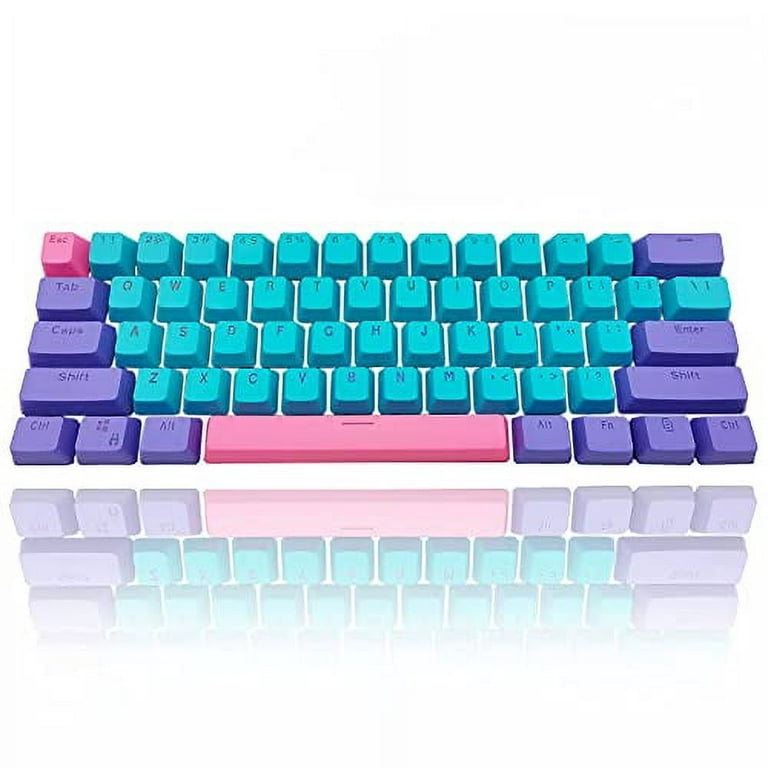GTSP 61 Keycaps 60 Percent, Ducky One 2 Mini Keycaps for Mechanical  Keyboard OEM Profile RGB PBT Keycap Set with Key Puller for Cherry MX  Switches 