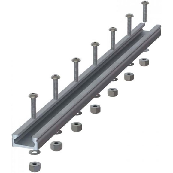 GTTL90 GearTrac 12in Top Loading Aluminum Kayak Mount Track