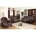 thumbnail image 1 of GTU Furniture Motion Living Room Pu Leather Pillow Top Backrest and Armrests Couch Set, 1 of 4