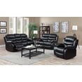 thumbnail image 1 of GTU Furniture Motion Living Room Pu Leather Pillow Top Backrest and Armrests Couch Set, 1 of 4