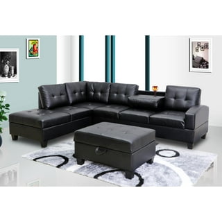 Leather Sectional Sofas in Sectional Sofas Couches Walmart